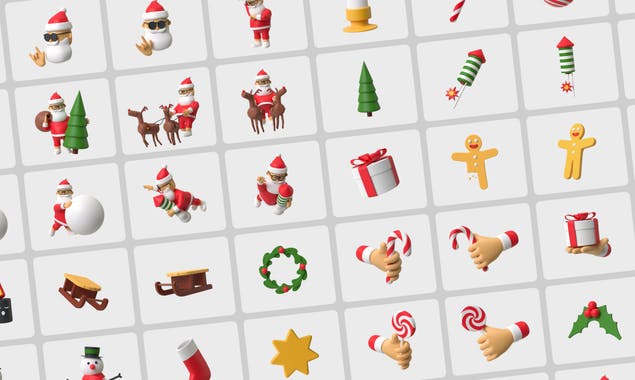 Free Christmas 3D Illustrations