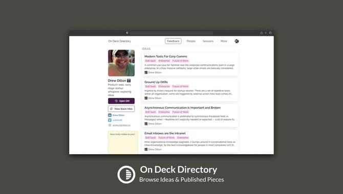 On Deck Writer Fellowship