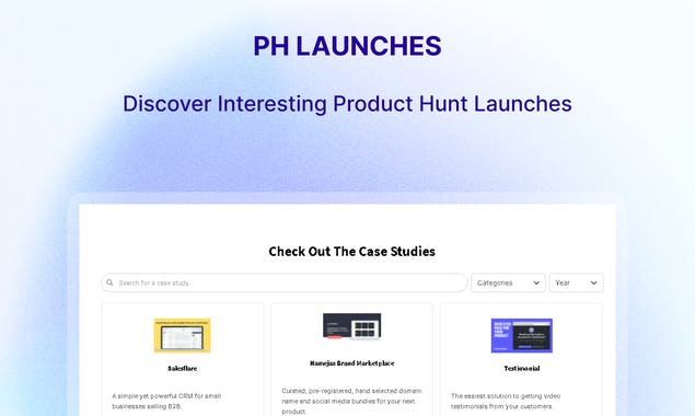 PH Launches