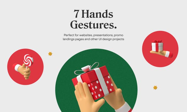 Free Christmas 3D Illustrations