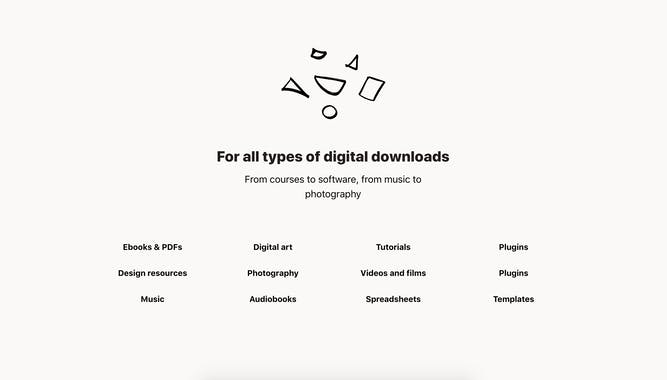 Checkout Page Digital Downloads