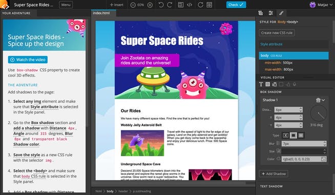HTML Planet for Kids