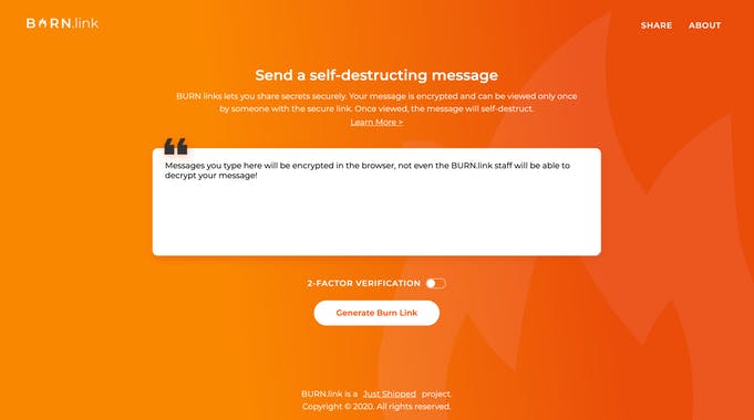 BURN.link