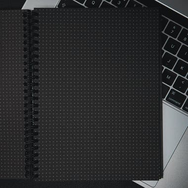 Dot Grid Notebook Black Edition