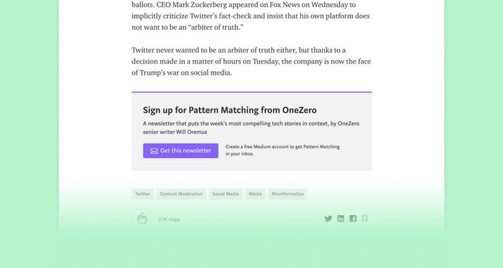 Medium Newsletters