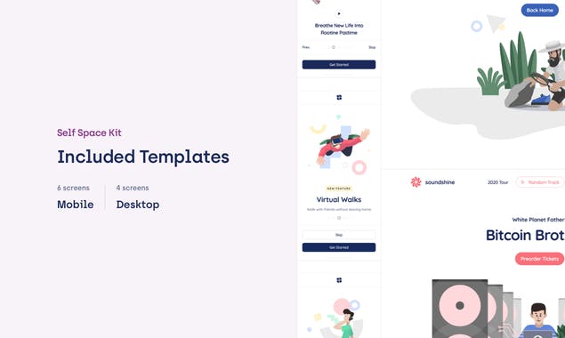 Self Space Illustrations