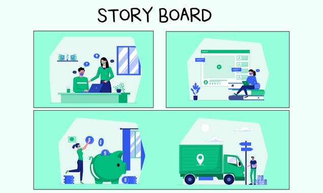 Multicolor illustrations by Scale