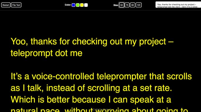 Teleprompt.me