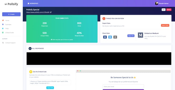 Pollsify - Simple Polls & Signup Forms