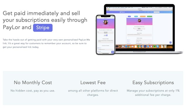 PayLor.Me 2.0 via Stripe