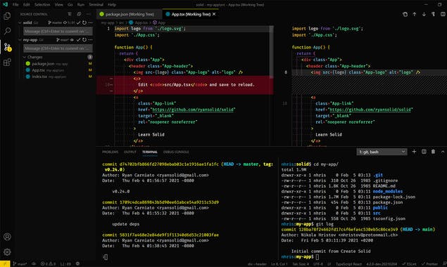 Deepdark Material Theme