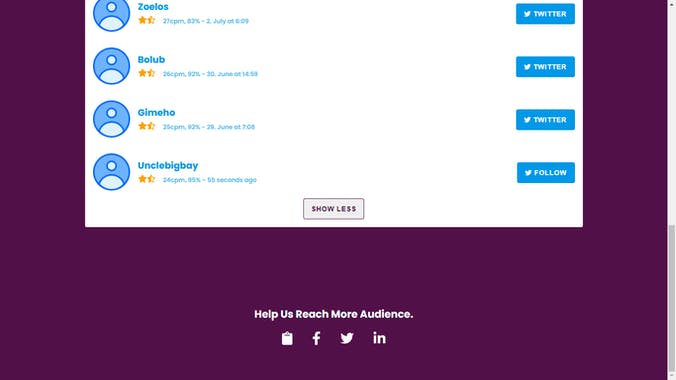 Developer Typing Game