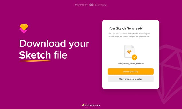XD to Sketch Converter