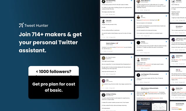 Tweet Hunter for Twitter