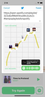 Tempo: Playlists for Spotify