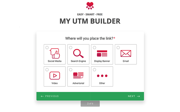 My UTM Builder