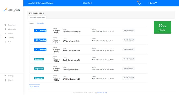 Amplo - Automated Diagnostic Service