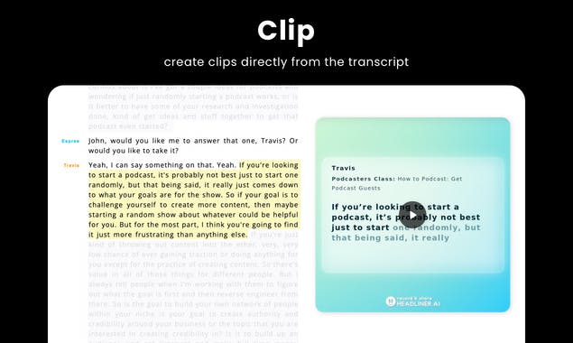 Backstage for Clubhouse