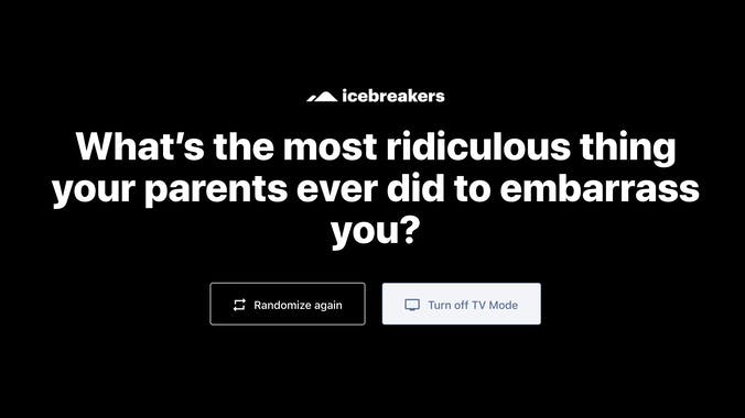 Icebreaker Questions