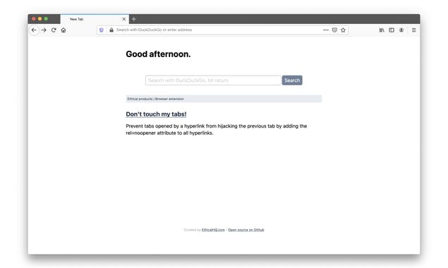 Ethical Product Alternatives