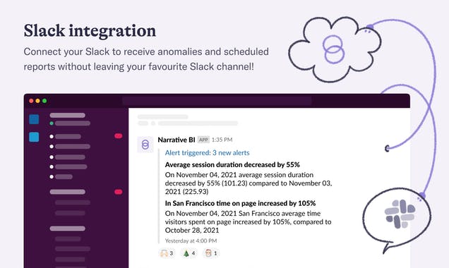 Narrative BI for Google Analytics