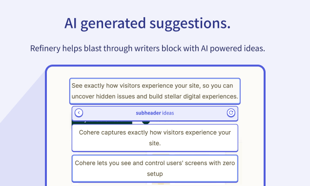 Refinery Website Editor