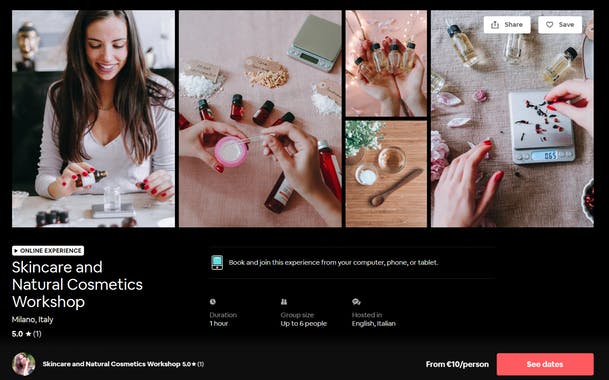 Airbnb Online Experiences