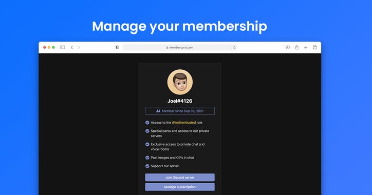 Membercord