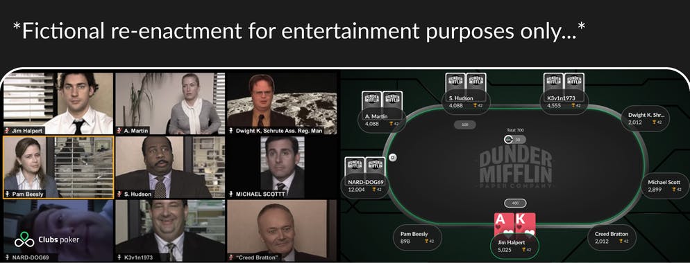 Clubs Poker - For Companies