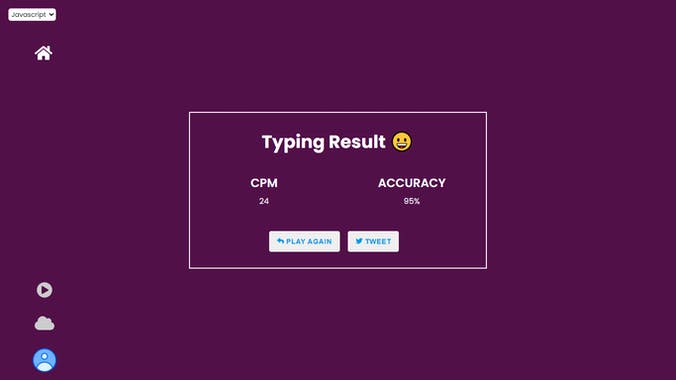 Developer Typing Game