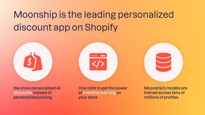 Moonship Personalized AI Discounts