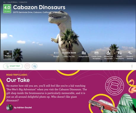 Roadtrippers Extraordinary Places