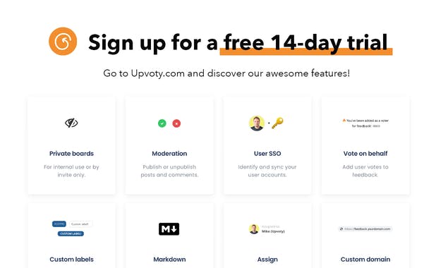Intercom Feedback by Upvoty