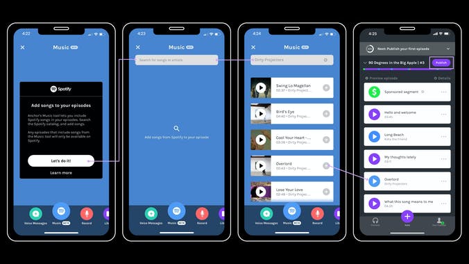 Shows with Music, from Anchor & Spotify