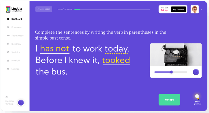 Linguix Writing Coach