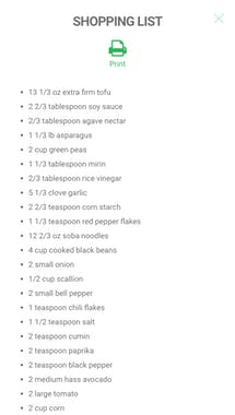 The Scientific Meal Planner