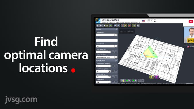 Security Camera Lens Calculator