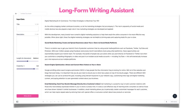 AI Article Writer 2.0