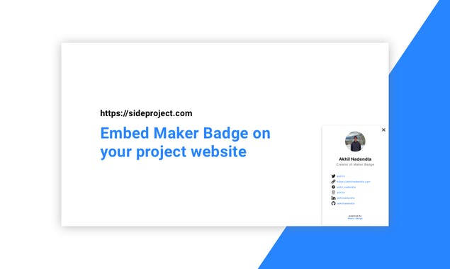 Maker Badge