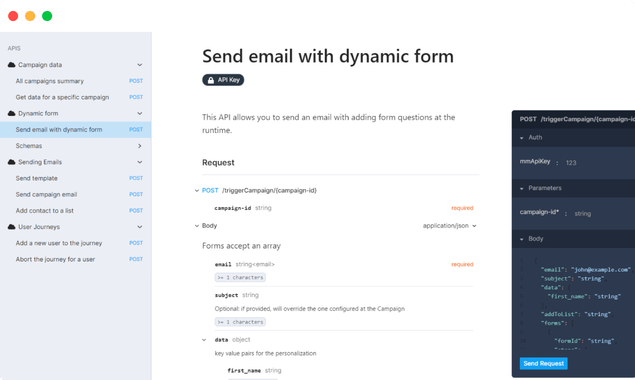 Mailmodo Email API