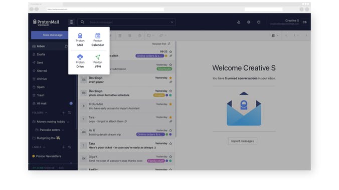 ProtonMail 2.0