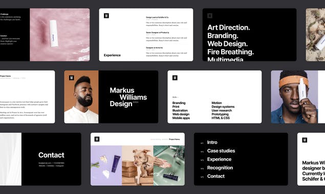 Presentation templates by Pitch