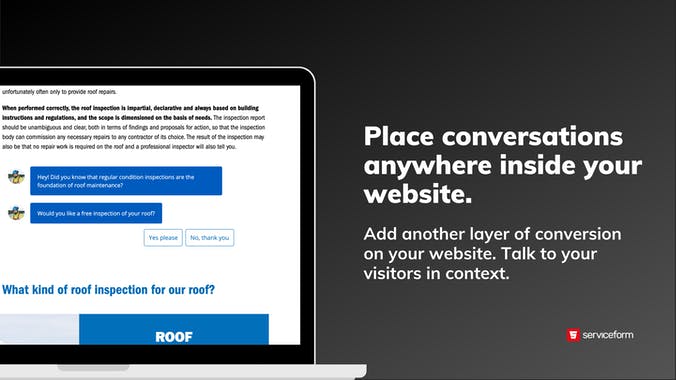 Content Conversations by Serviceform