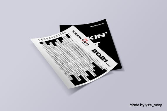 Fuckin' Kill It Calendar 2021 edition