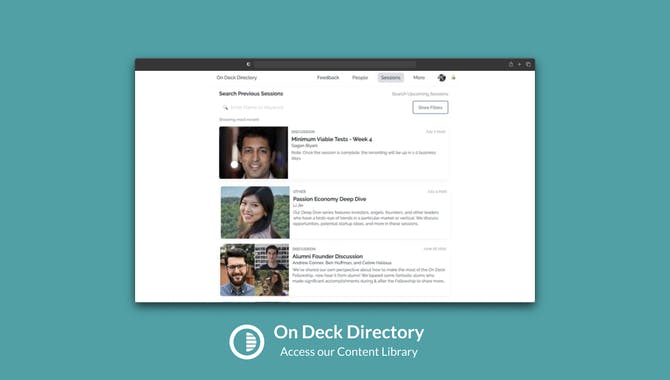 On Deck Climate Tech Fellowship