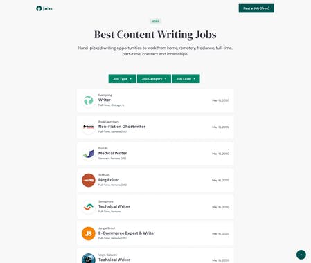 Content Writing Jobs
