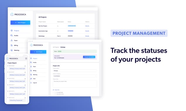Processica Customer Portal