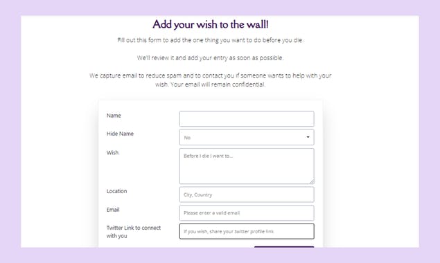 Wish Wall