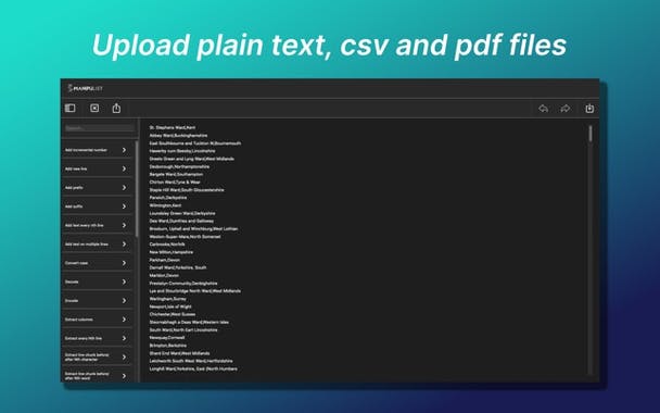 Manipulist for MacOS