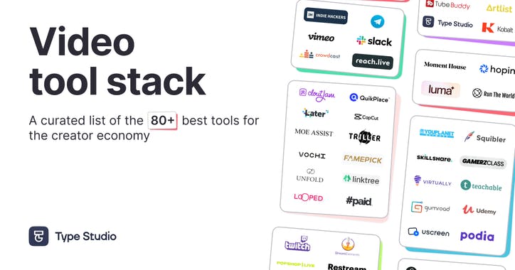Video Tool Stack by Type Studio